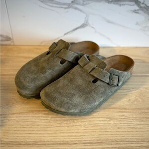 Birkenstock Boston Suede Clogs | EU 38 | Worn Once | Excellent Condition